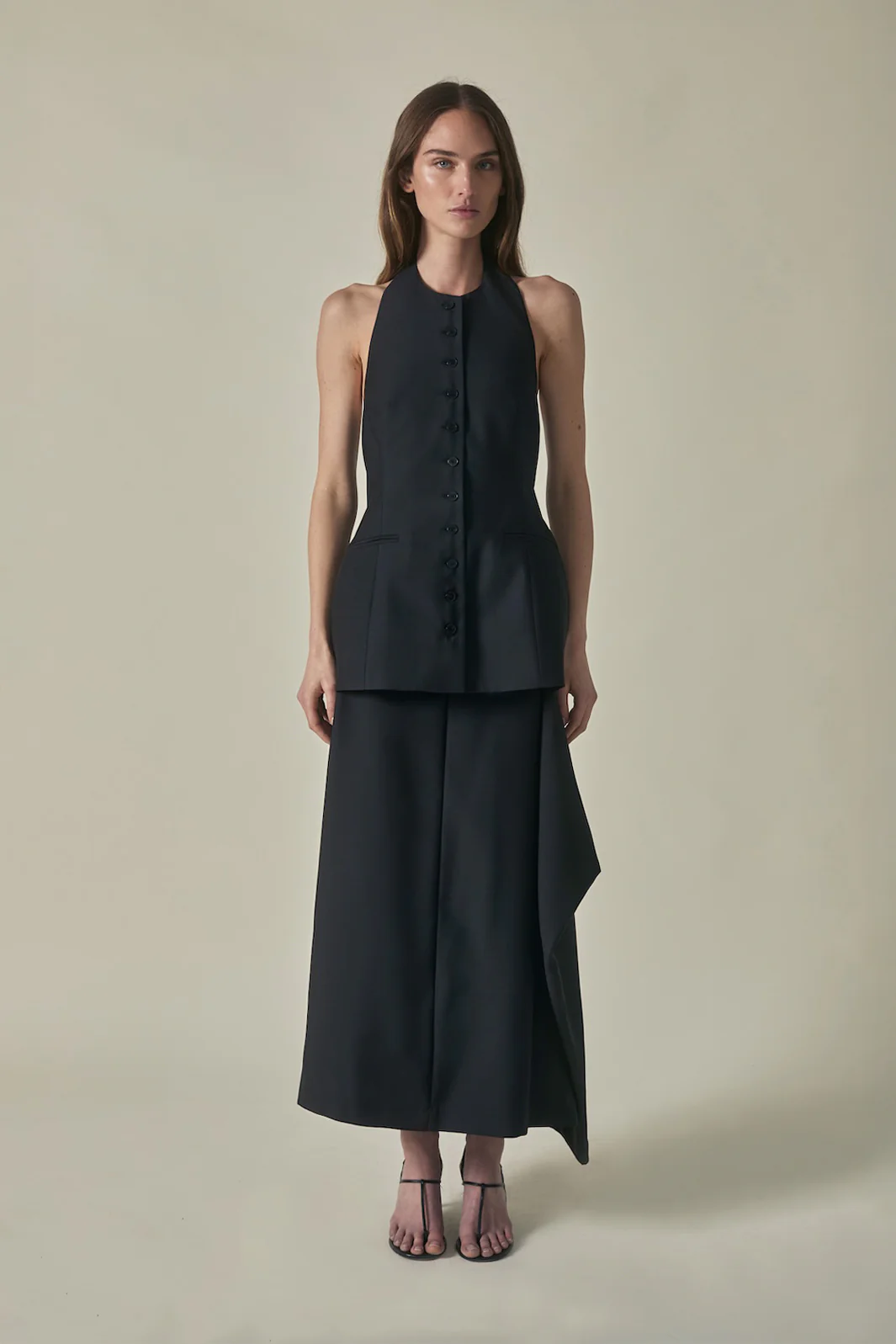 Augusta Skirt in Silk Wool - Image 3