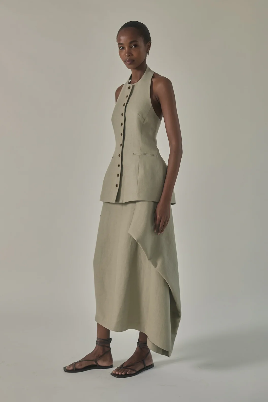 Augusta Skirt in Linen - Image 4
