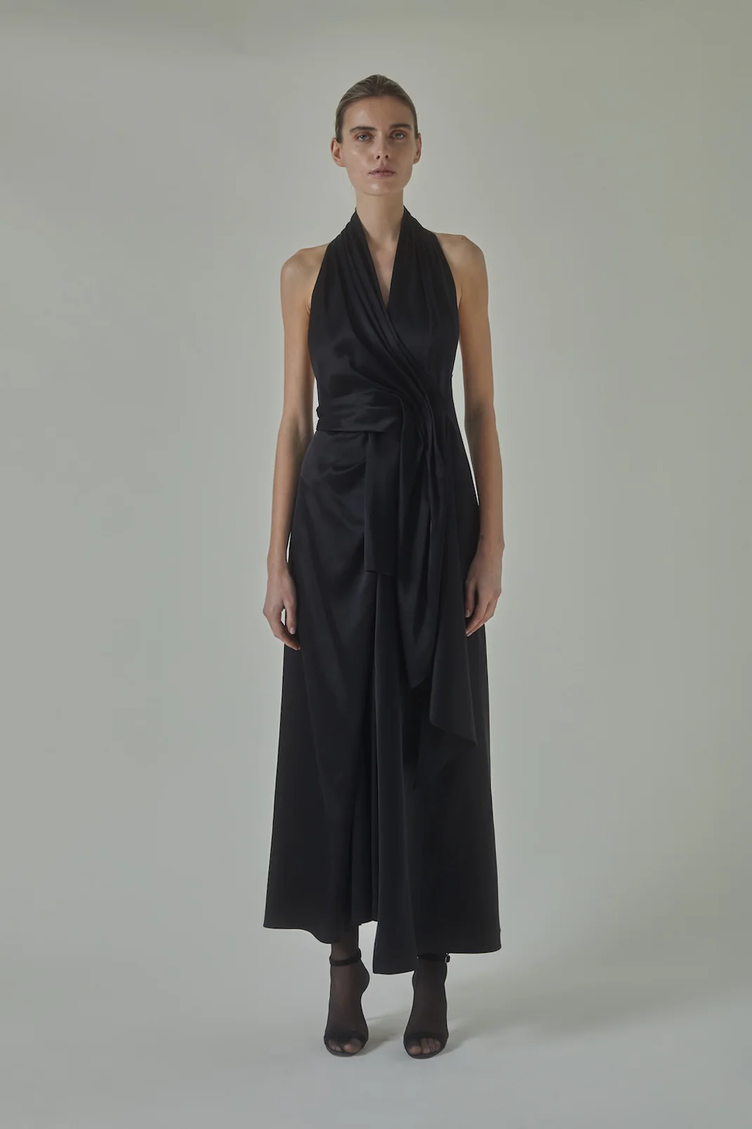 Barbara Dress in Satin