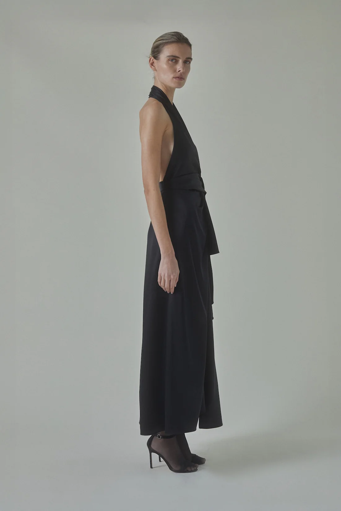 Barbara Dress in Satin - Image 4