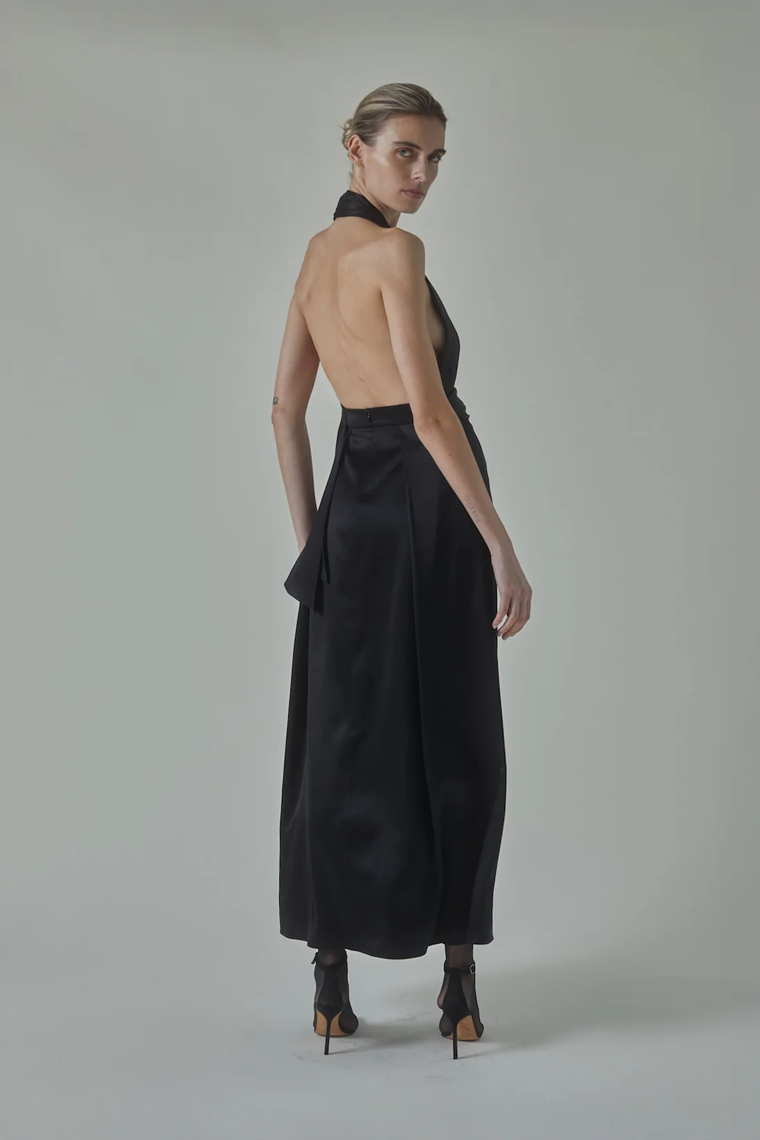 Barbara Dress in Satin - Image 6