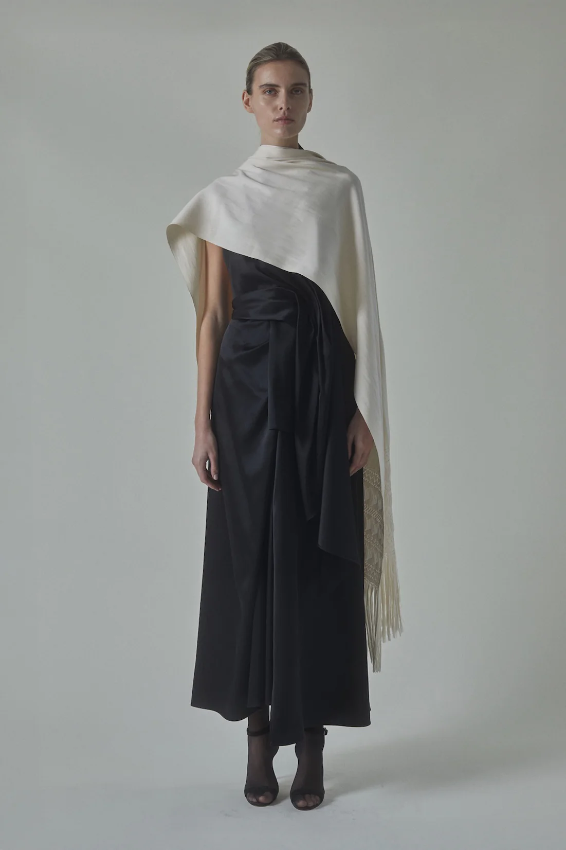 Barbara Dress in Satin - Image 8