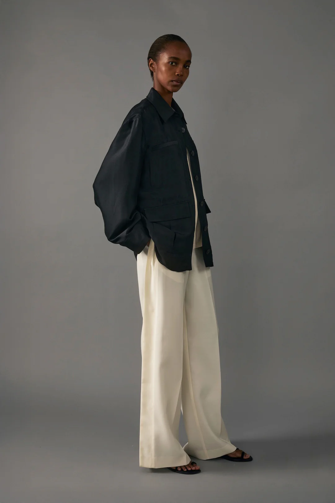Barn Jacket in Silk - Image 6