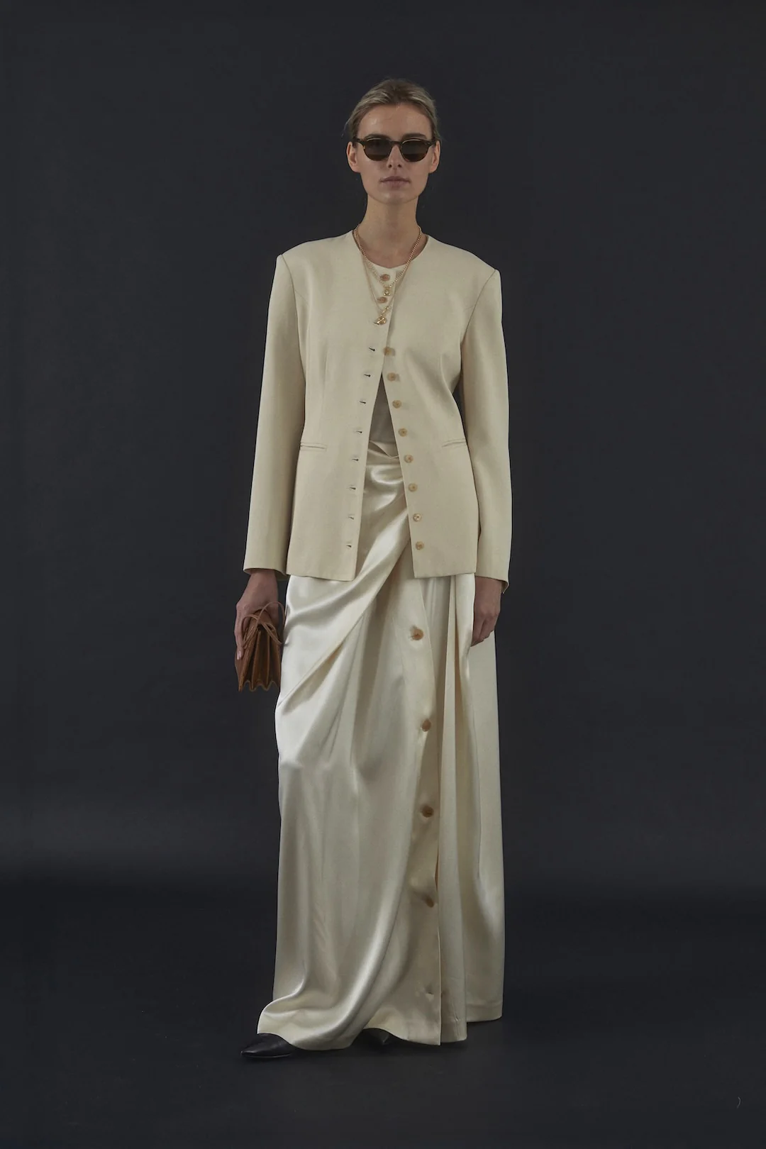 Catalina Blazer in Fluid Twill - Image 3
