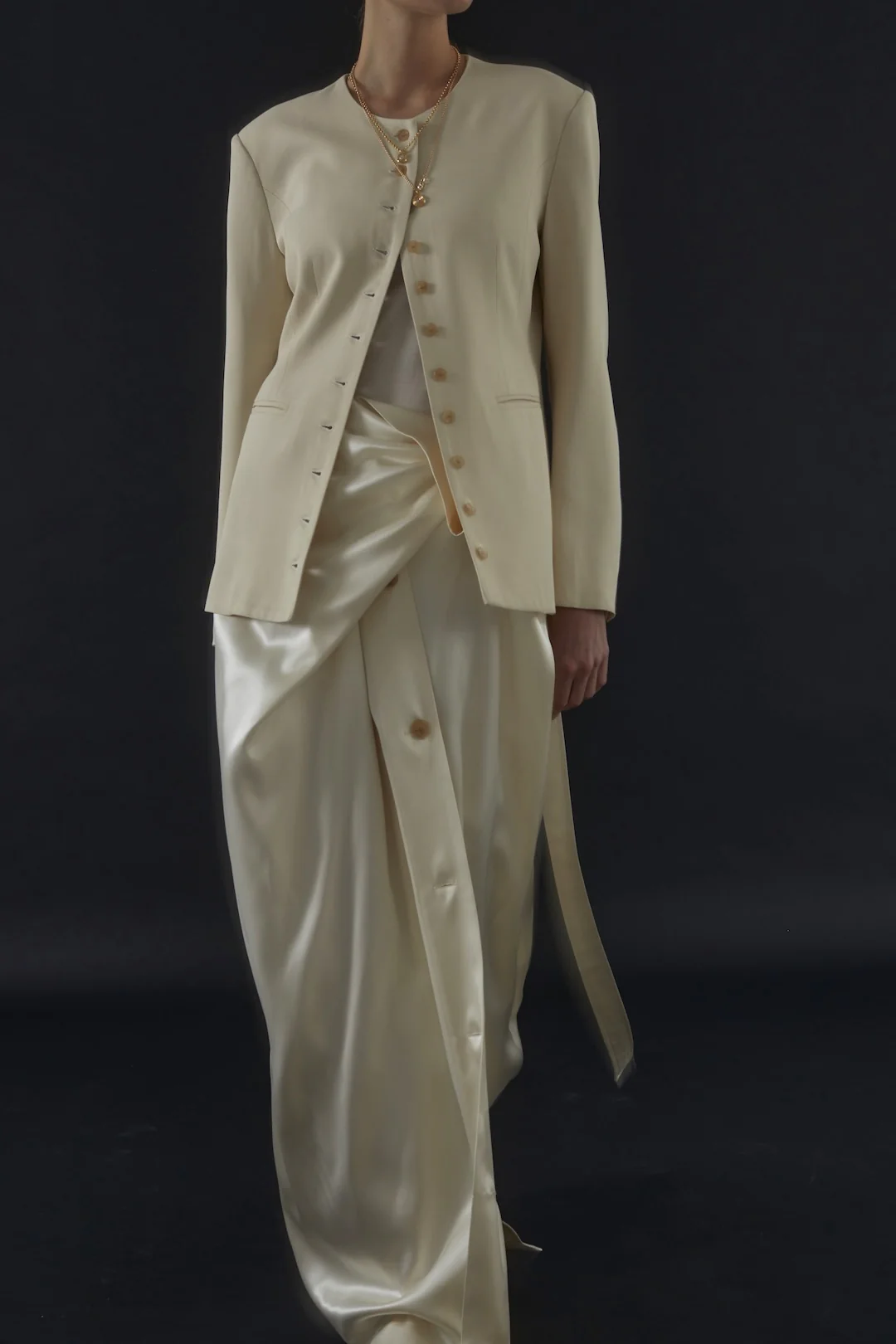 Catalina Blazer in Fluid Twill - Image 4