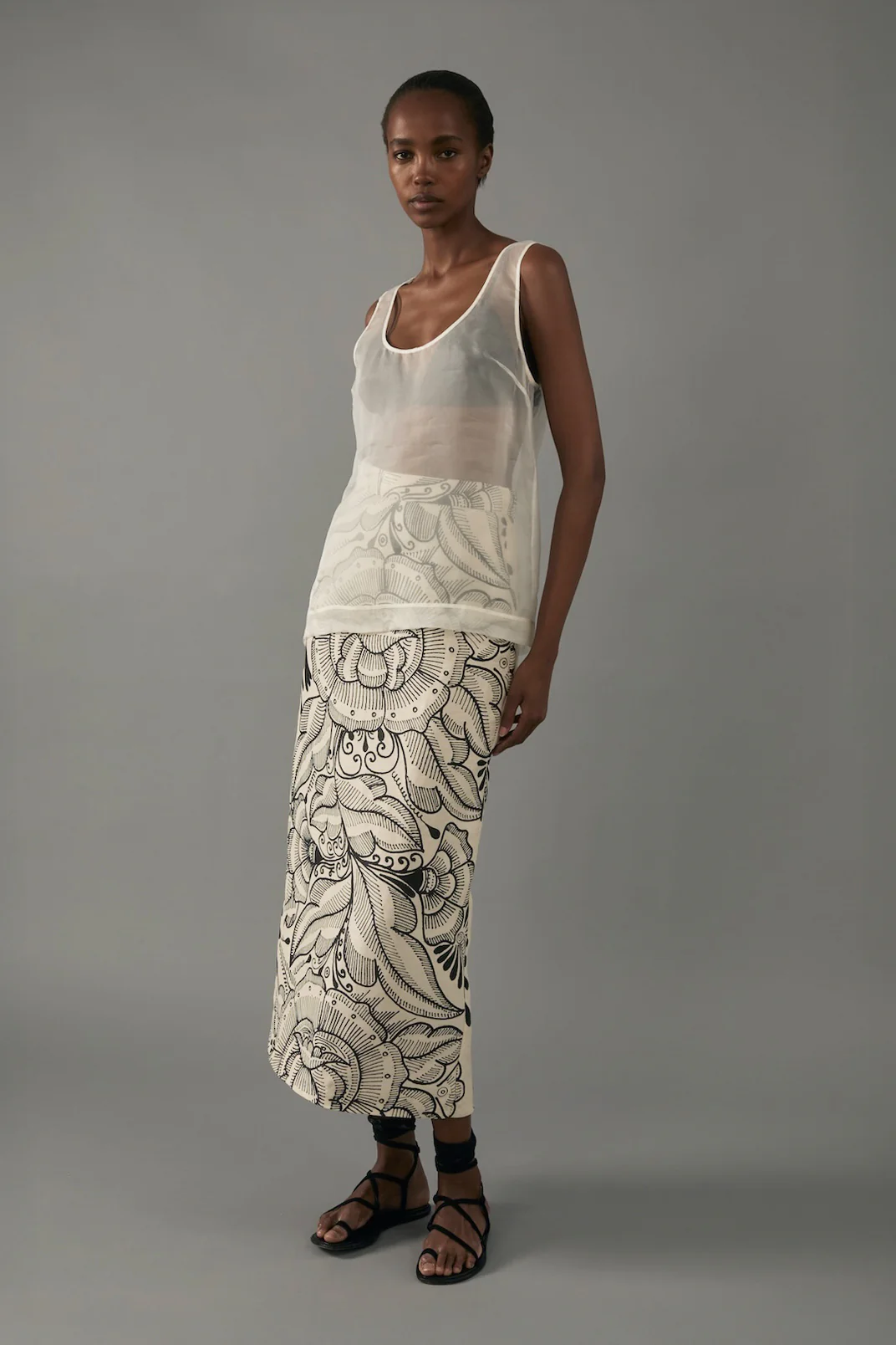 Elaine Top in Organza - Image 8
