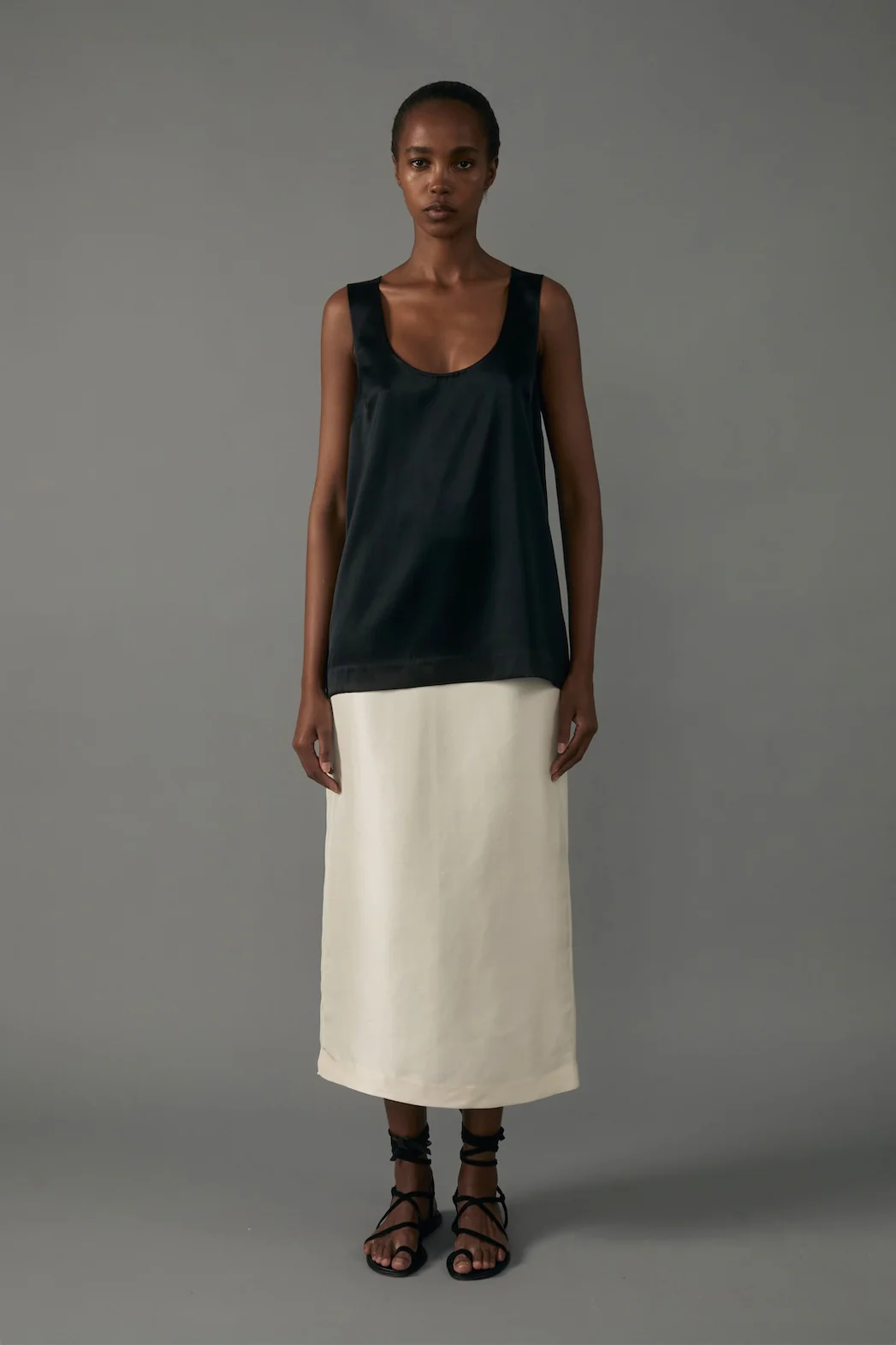 Irene Skirt in Shantung - Image 4