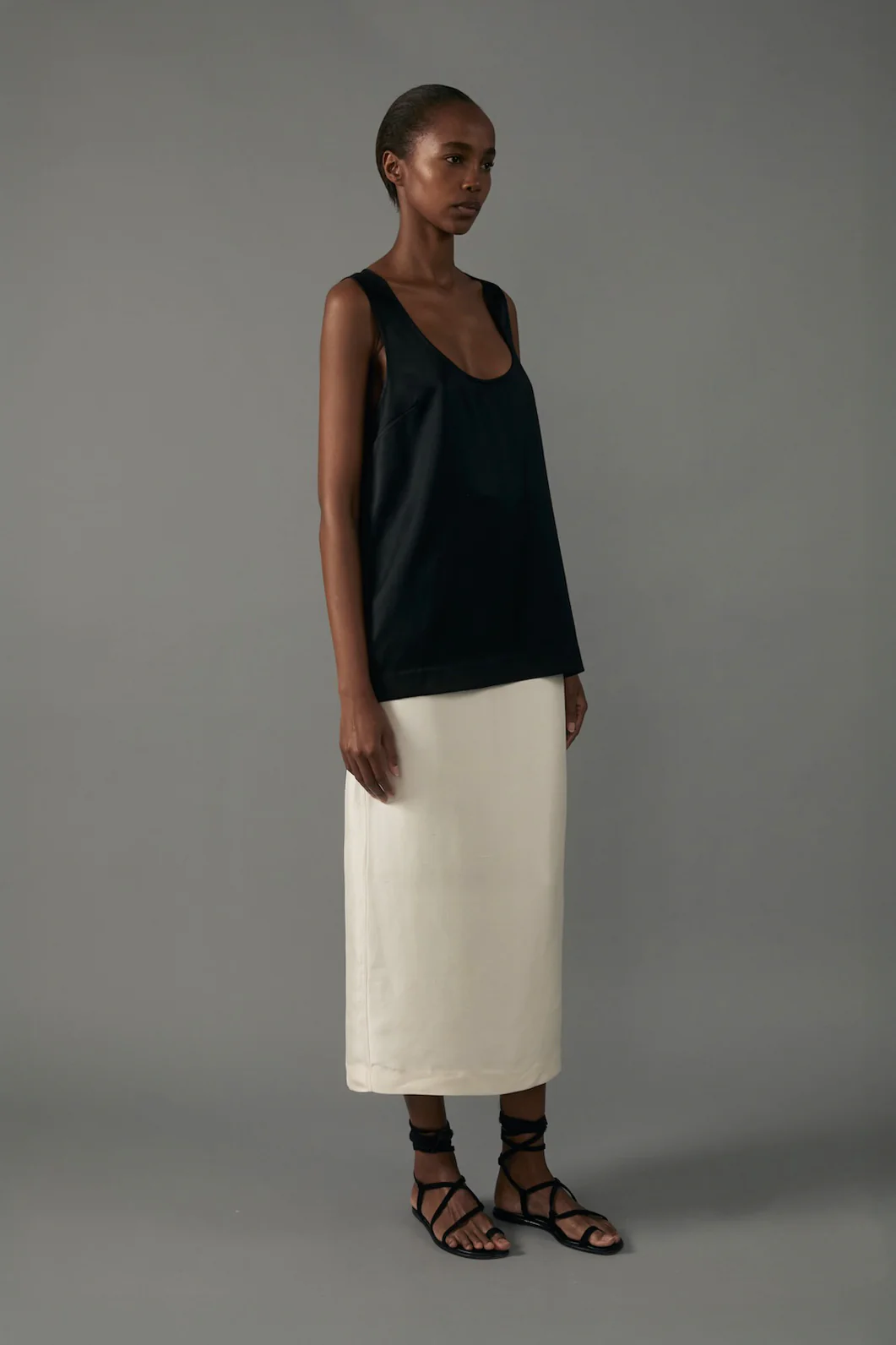 Irene Skirt in Shantung - Image 7