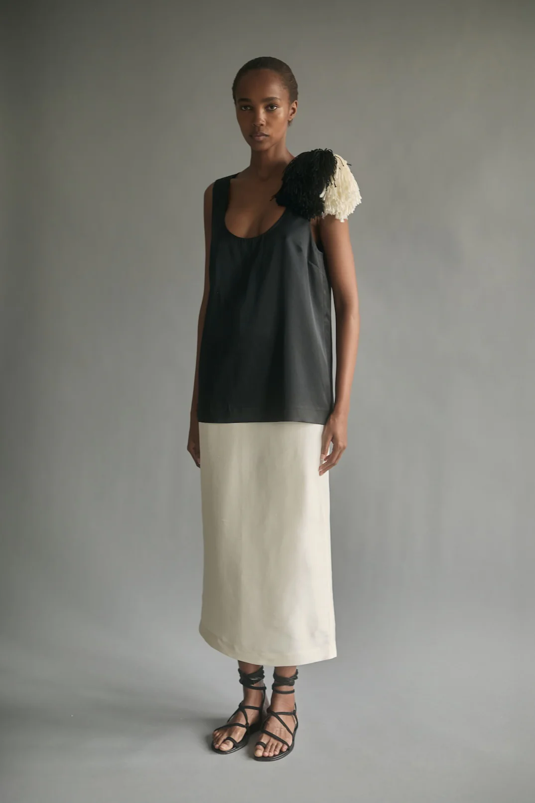 Irene Skirt in Shantung - Image 8