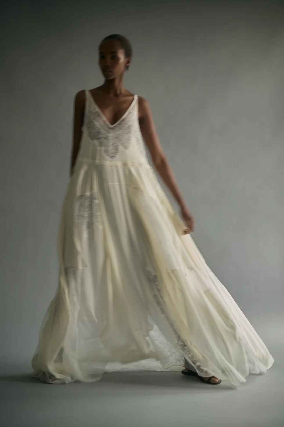 Josephine Dress in Ivory - Image 11