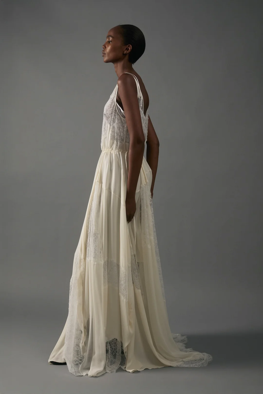 Josephine Dress in Ivory - Image 4