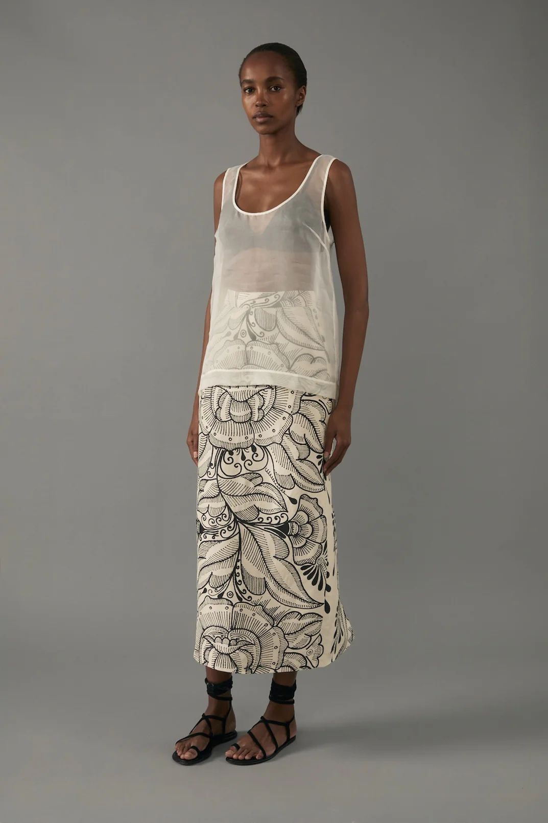 Lexi Skirt in B.R.B Print - Image 3