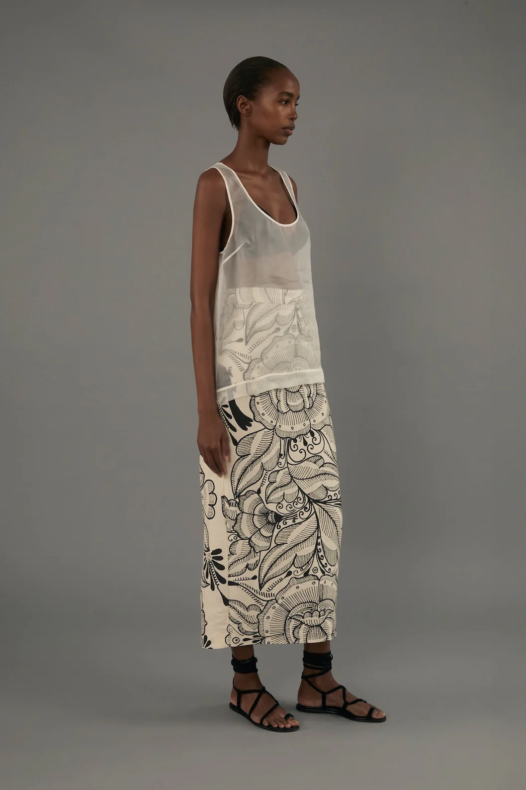 Lexi Skirt in B.R.B Print - Image 4