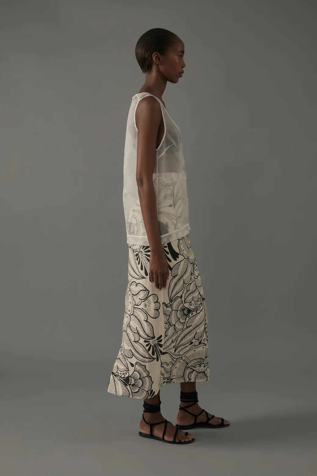 Lexi Skirt in B.R.B Print - Image 5
