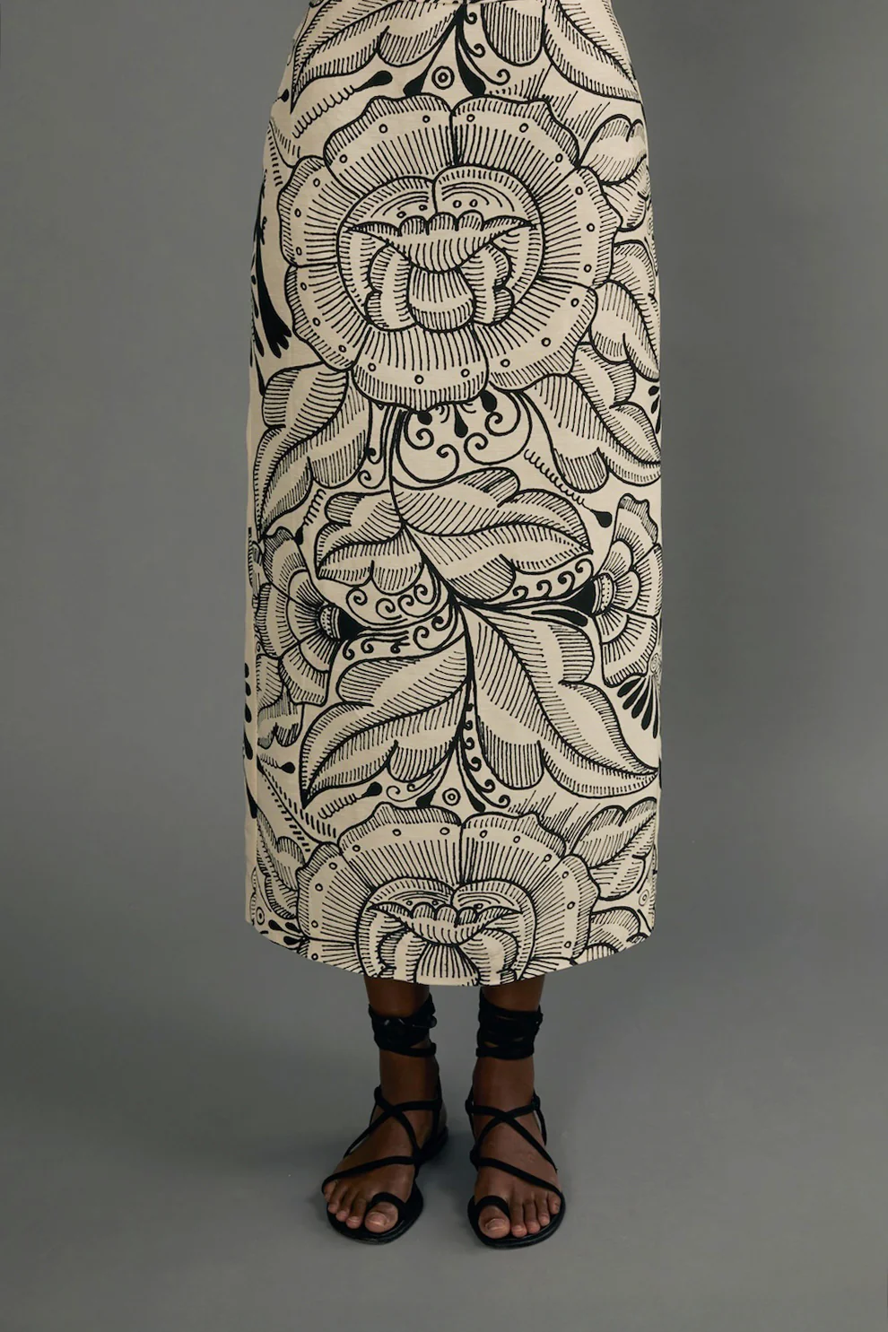 Lexi Skirt in B.R.B Print - Image 8