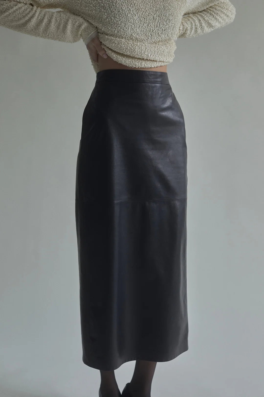 Lexi Skirt in Leather