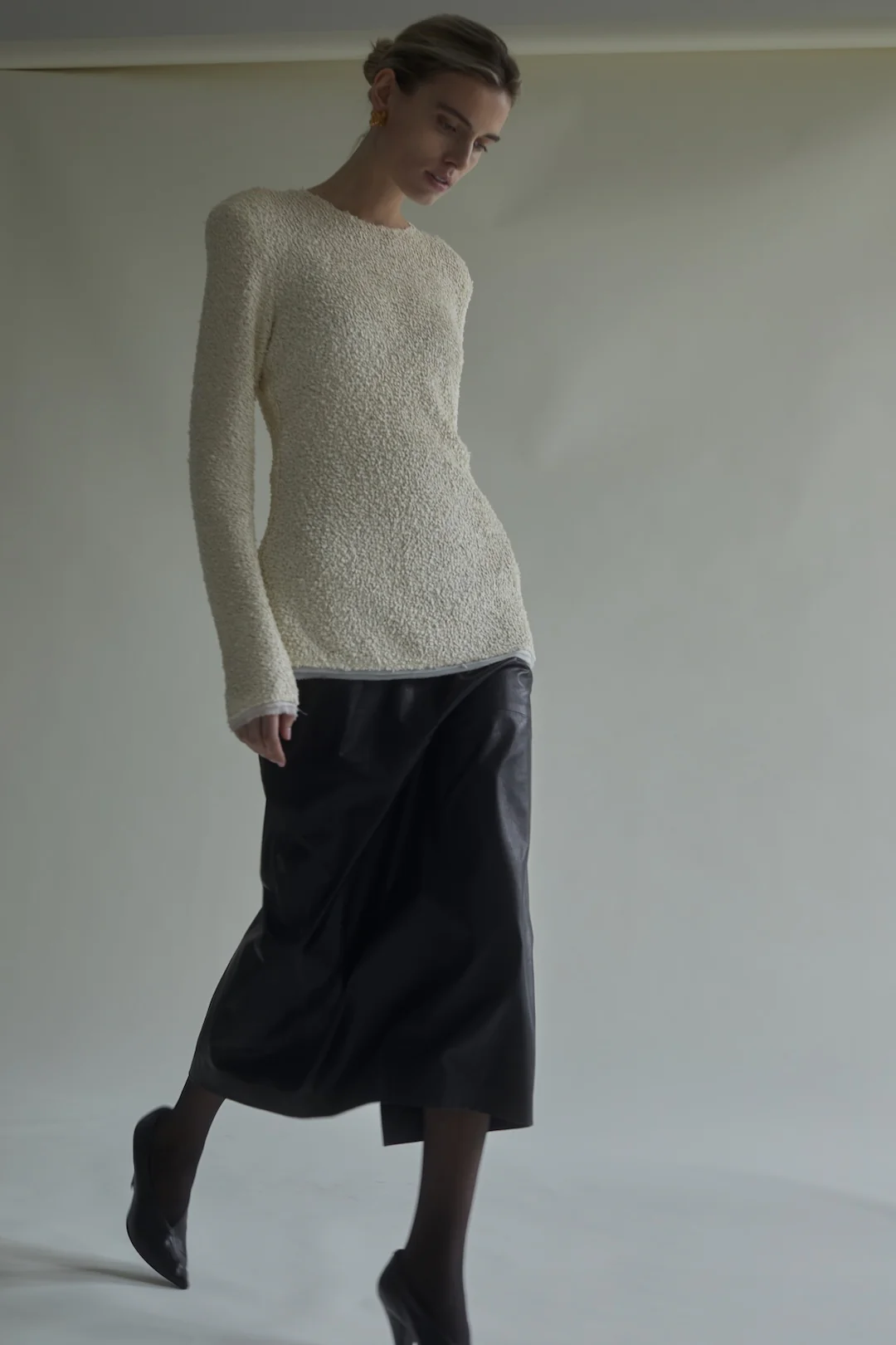 Lexi Skirt in Leather - Image 7