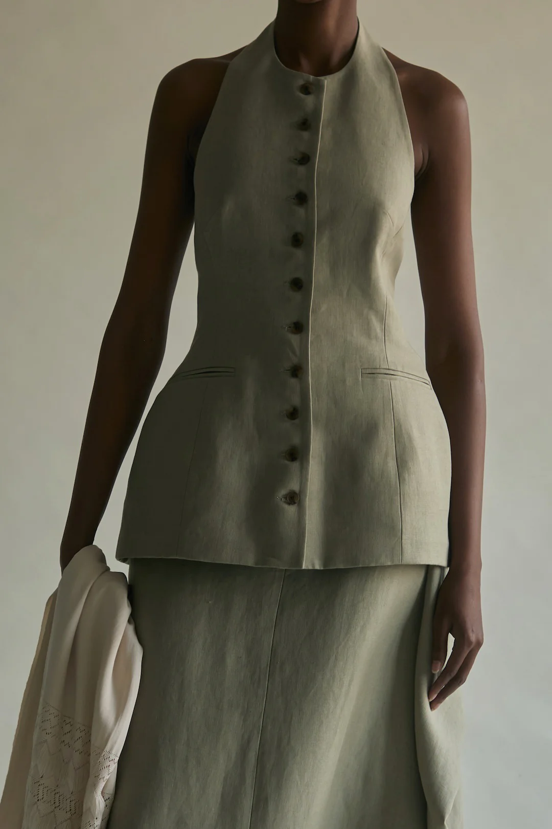 Lupita Top in Linen