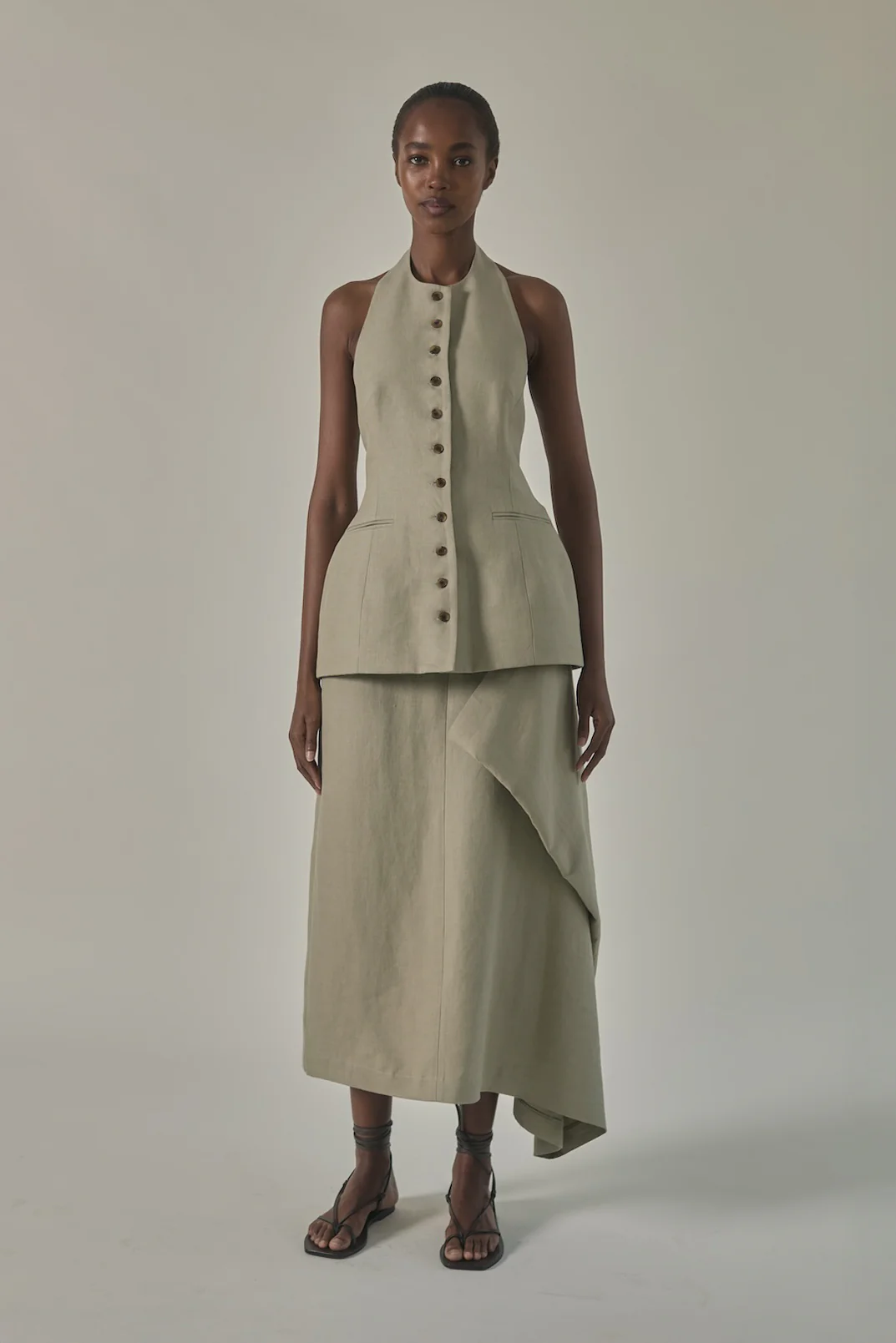 Lupita Top in Linen - Image 3