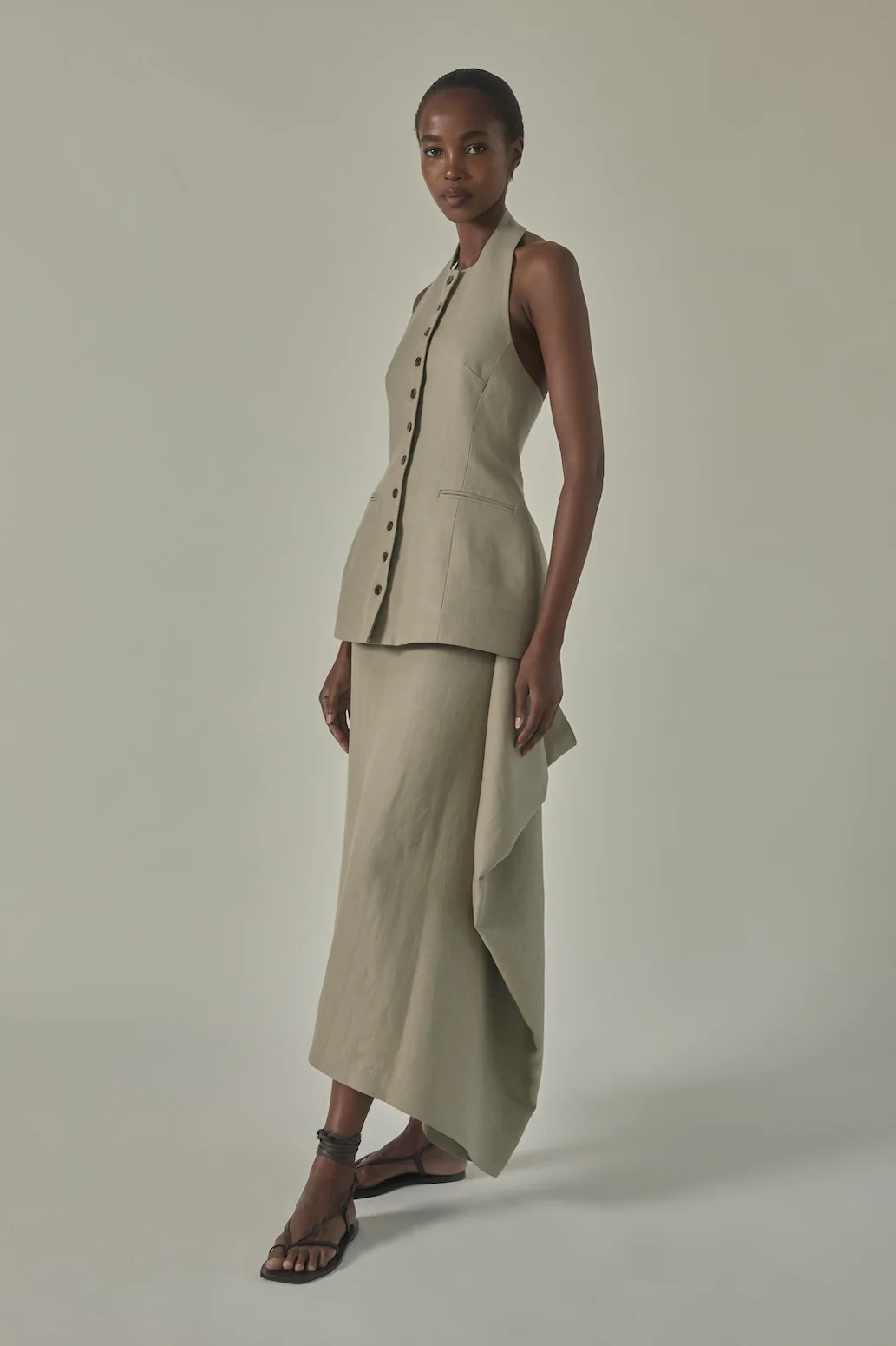 Lupita Top in Linen - Image 8