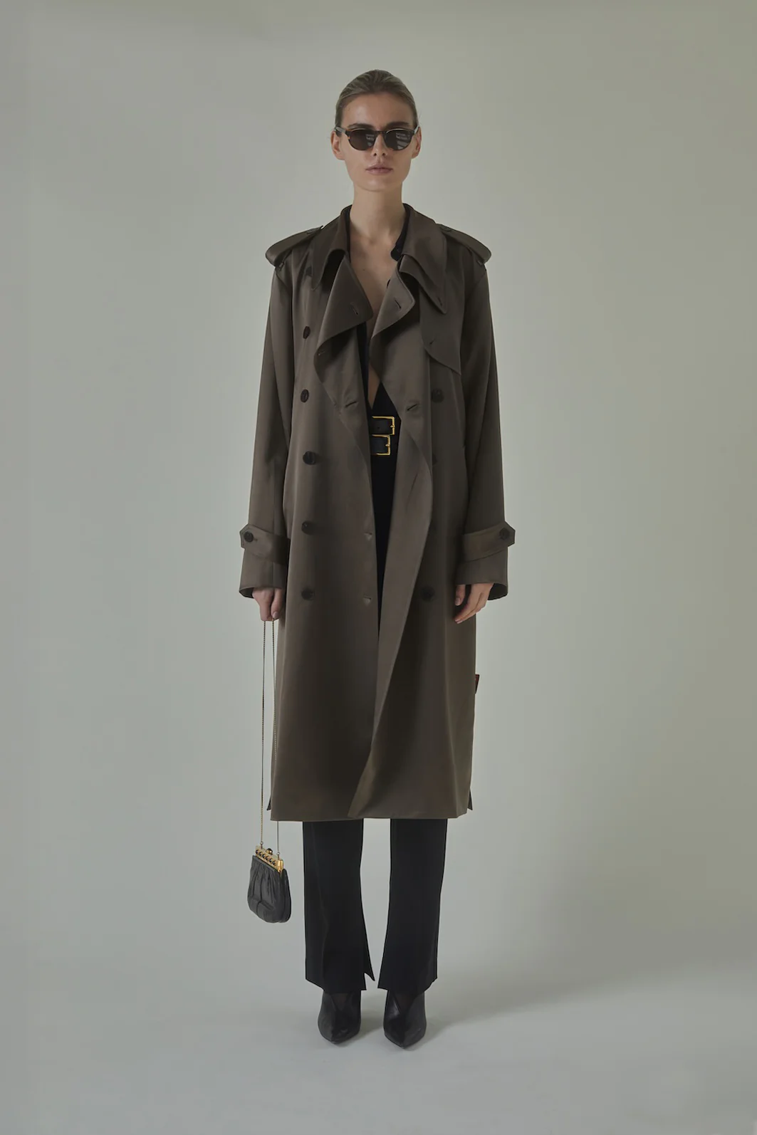 Maggie Silk Trench - Image 3