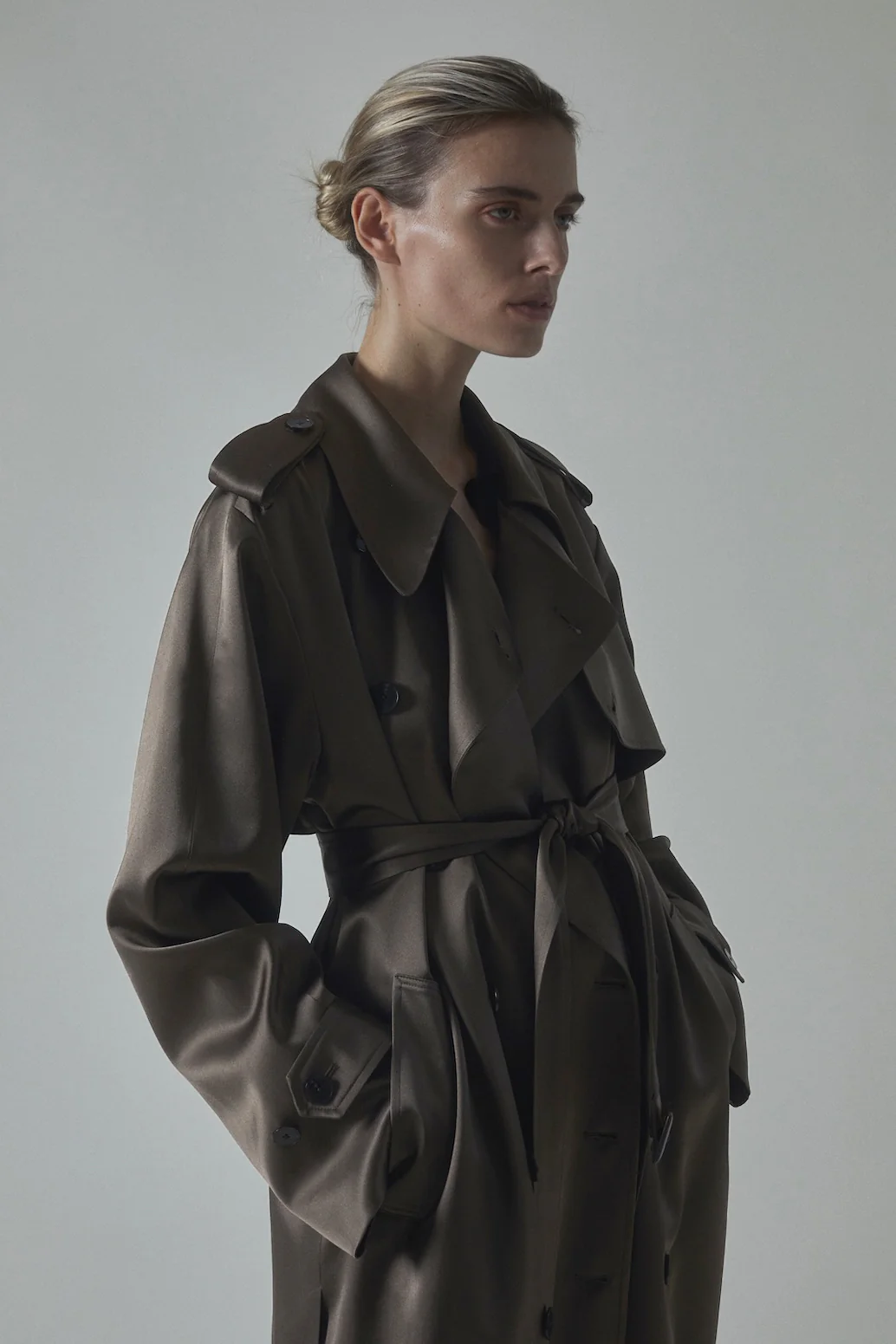 Maggie Silk Trench - Image 8