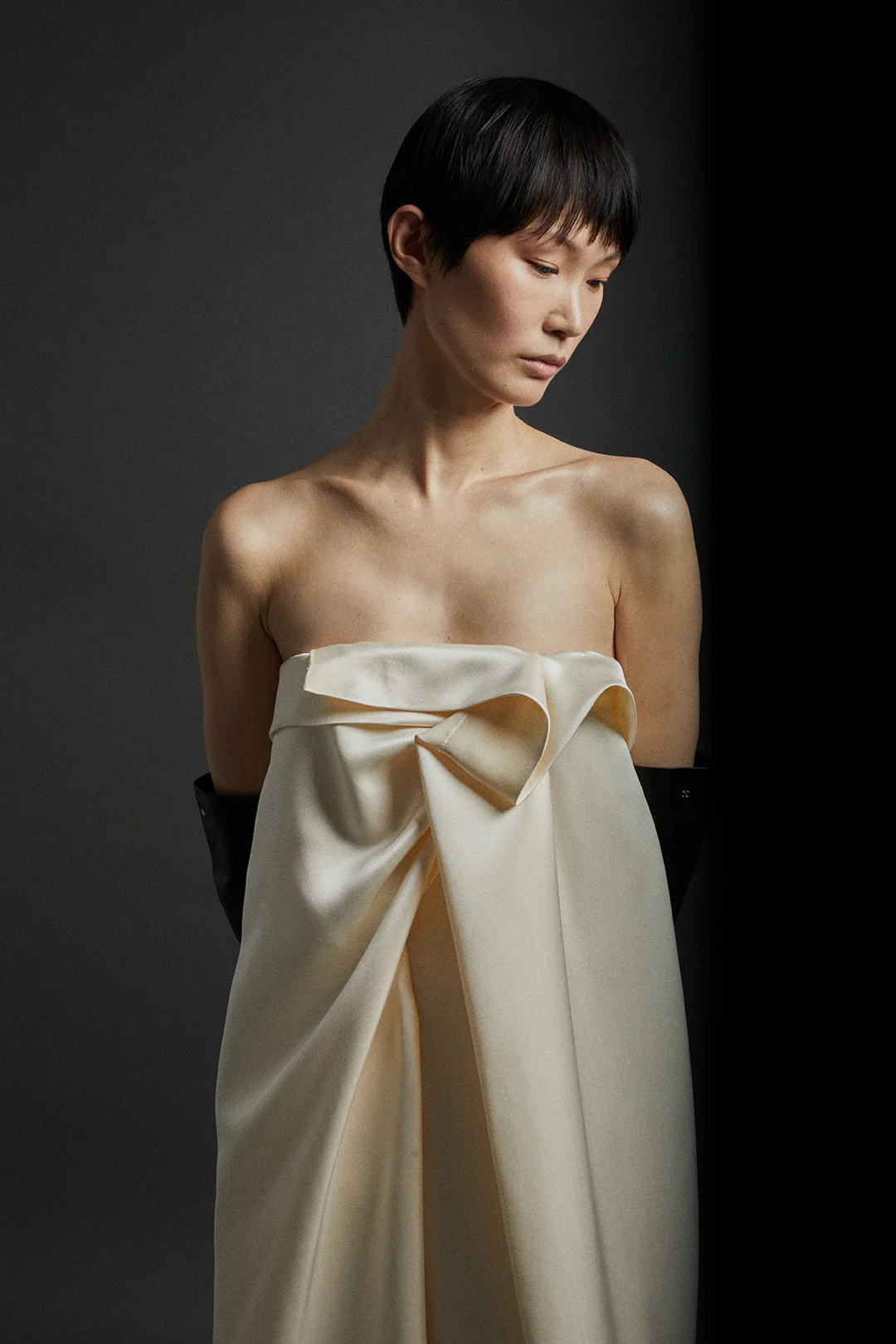 Manuela Dress in Satin - Image 3