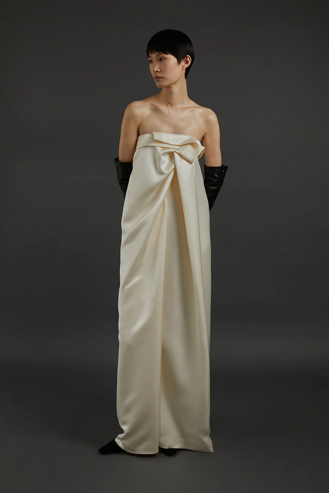 Manuela Dress in Satin - Image 4