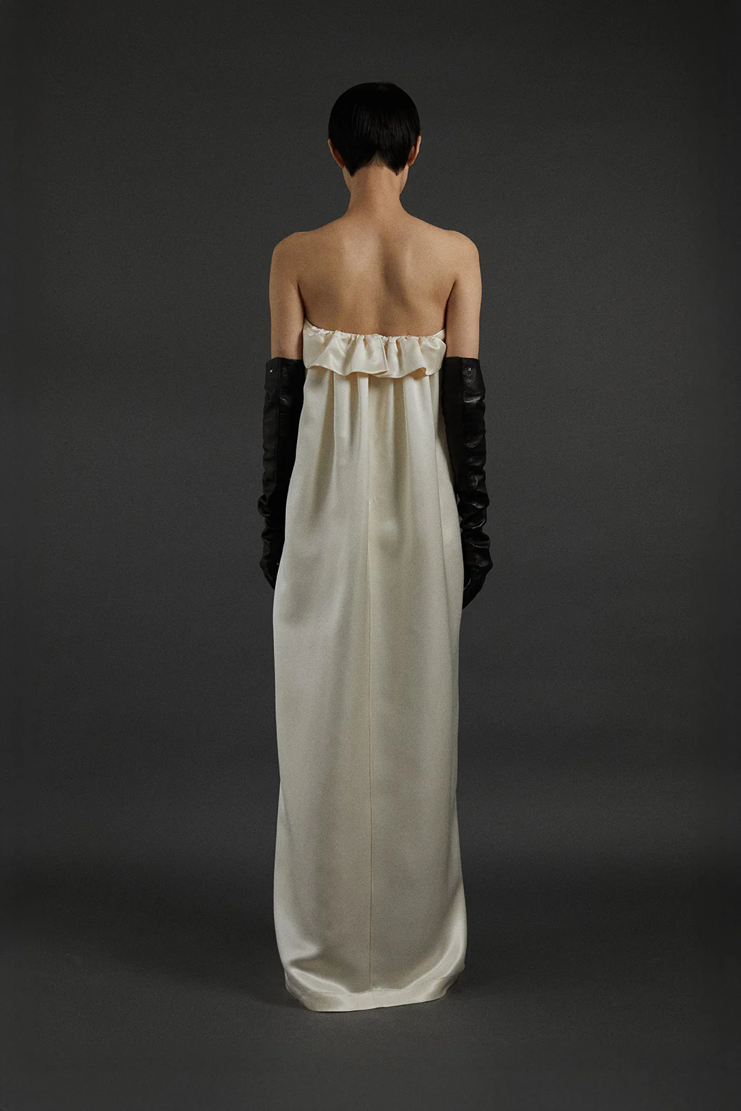 Manuela Dress in Satin - Image 6