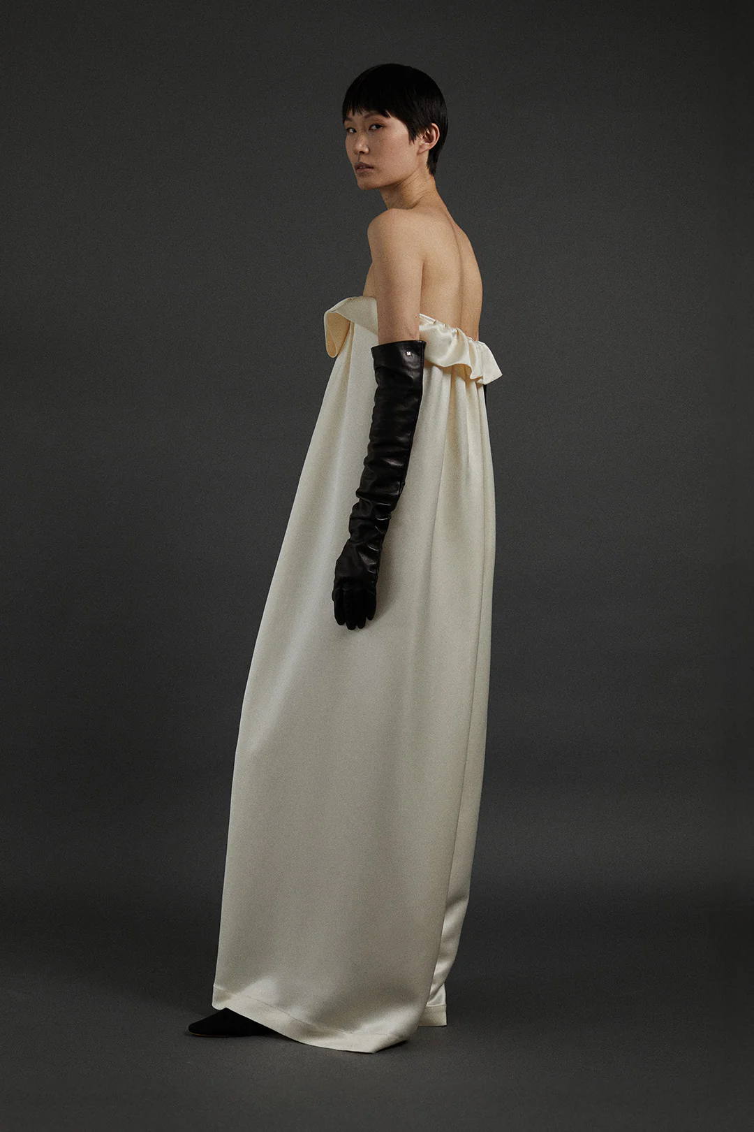 Manuela Dress in Satin - Image 7