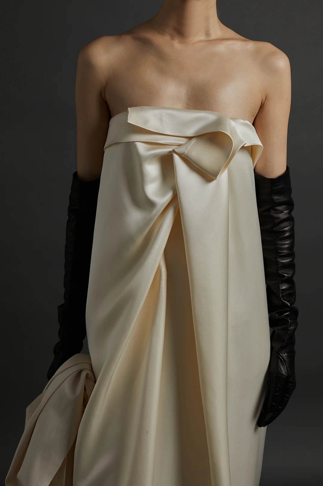 Manuela Dress in Satin - Image 8