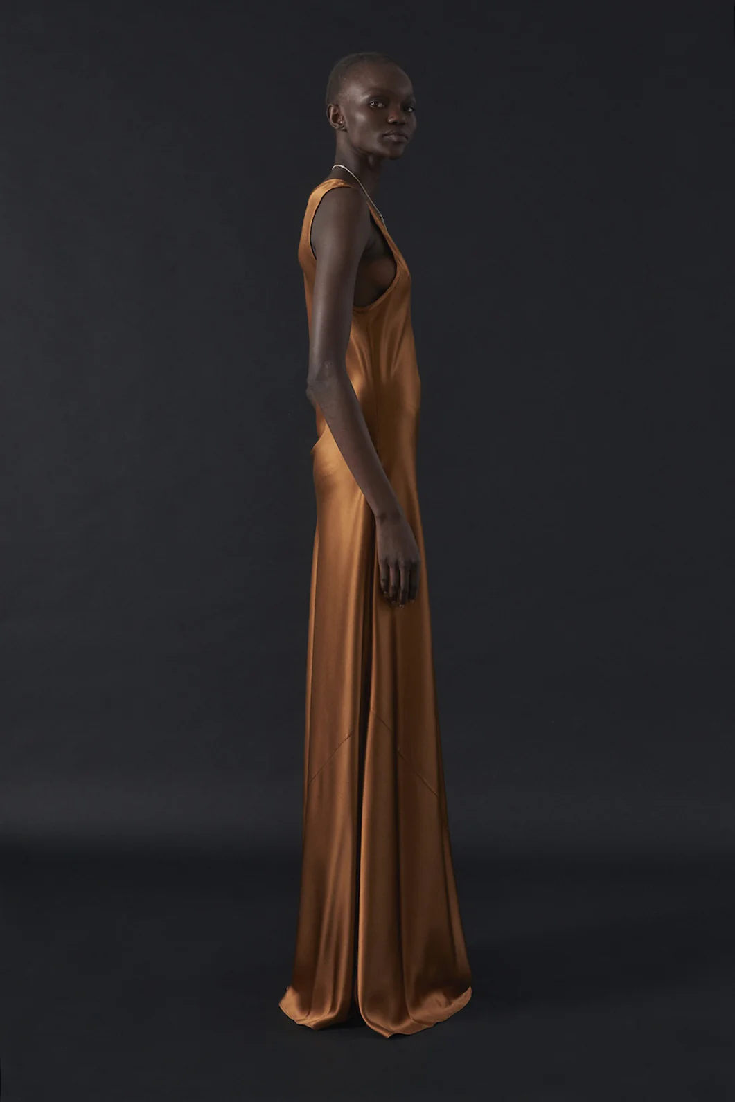 Margot Dress in Burnt Sienna - Image 5