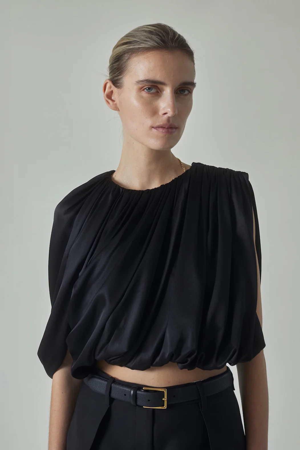 Marie Top in Satin