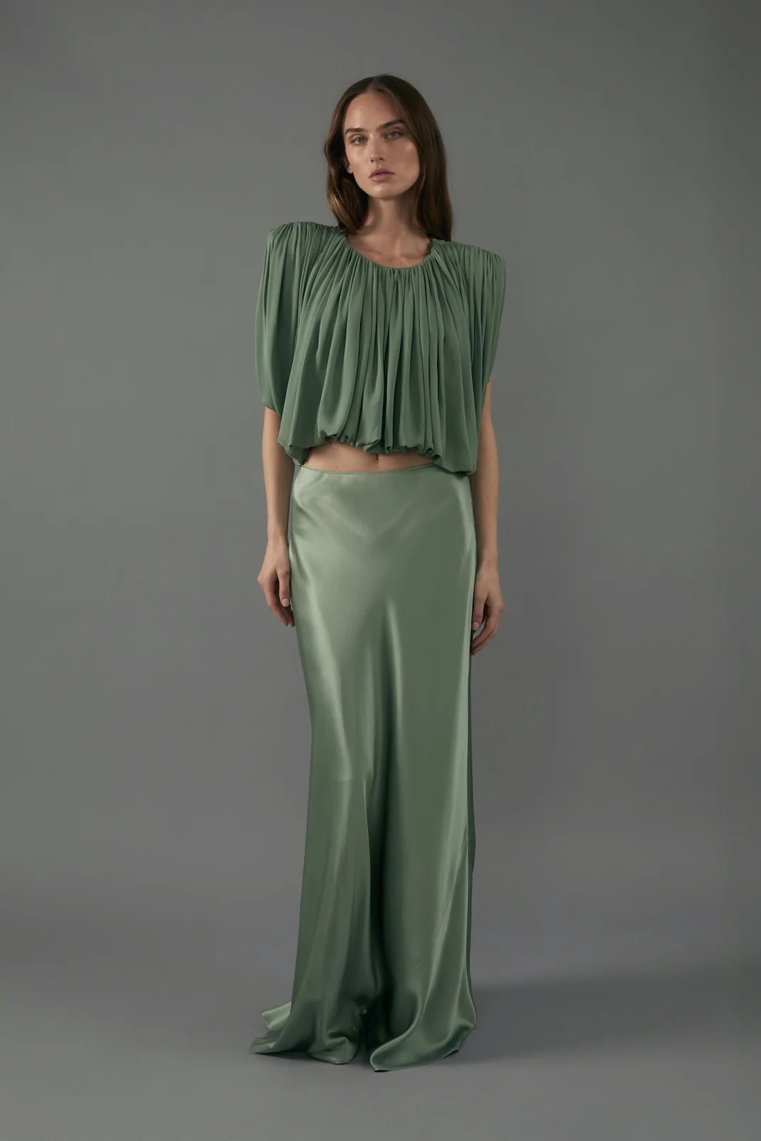 Perla Skirt in Eucalyptus - Image 3