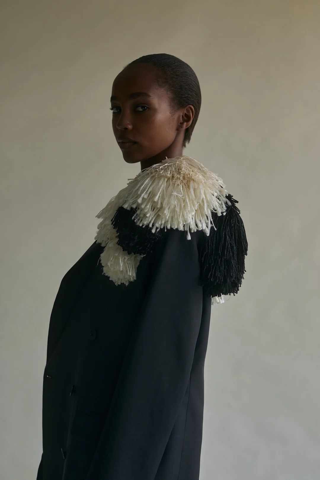 Pom Pom Brooch in Ivory - Image 6