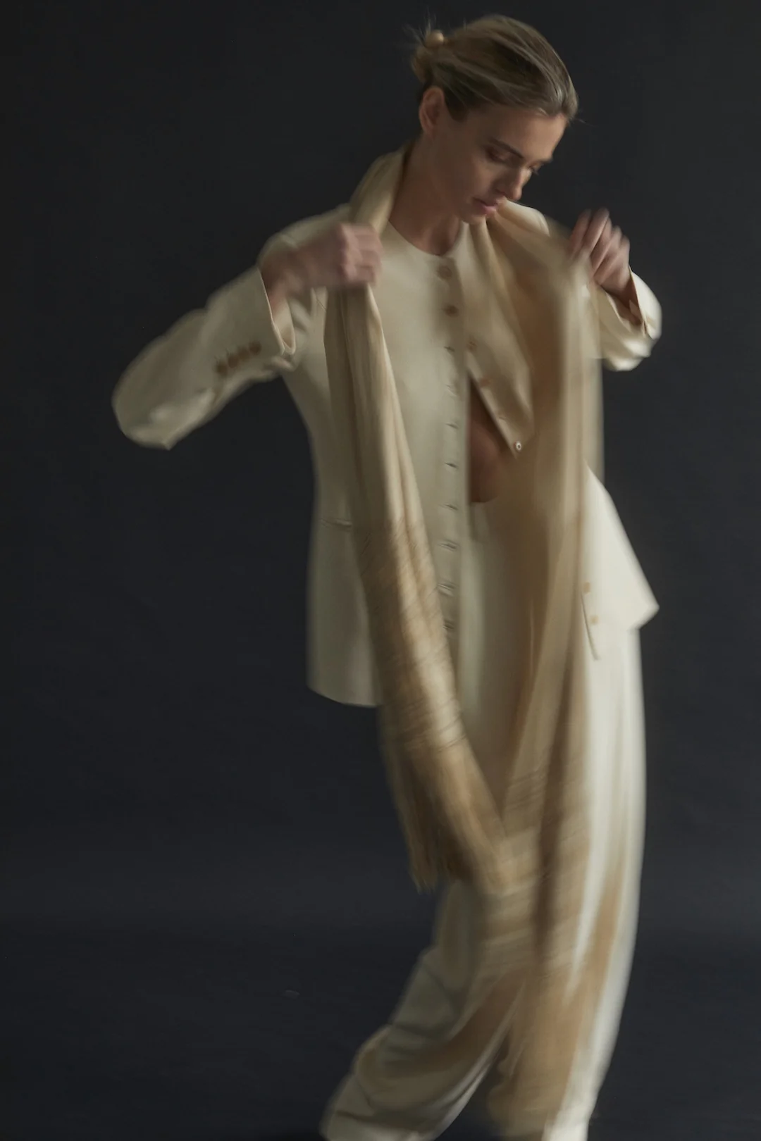 Rebozo by Arturo Estrada in Beige - Image 5