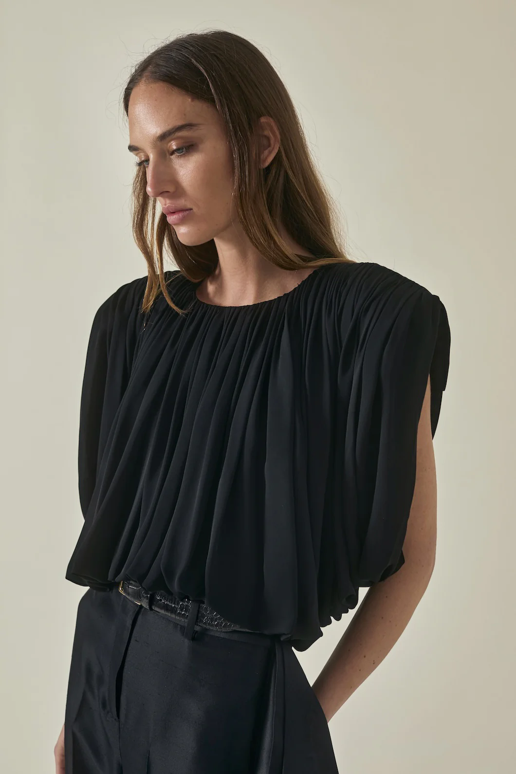 Renata Top in Black - Image 3