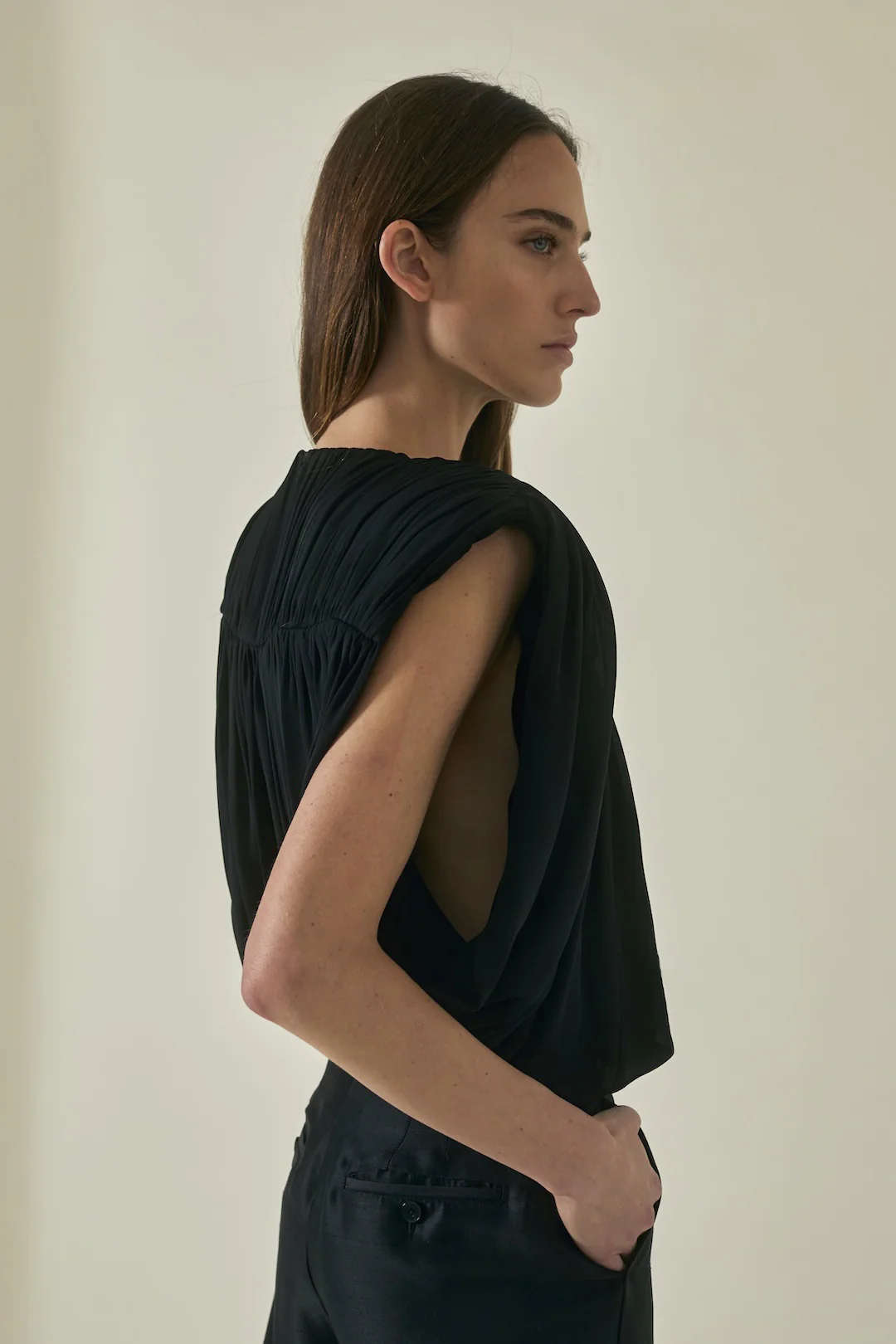 Renata Top in Black - Image 8