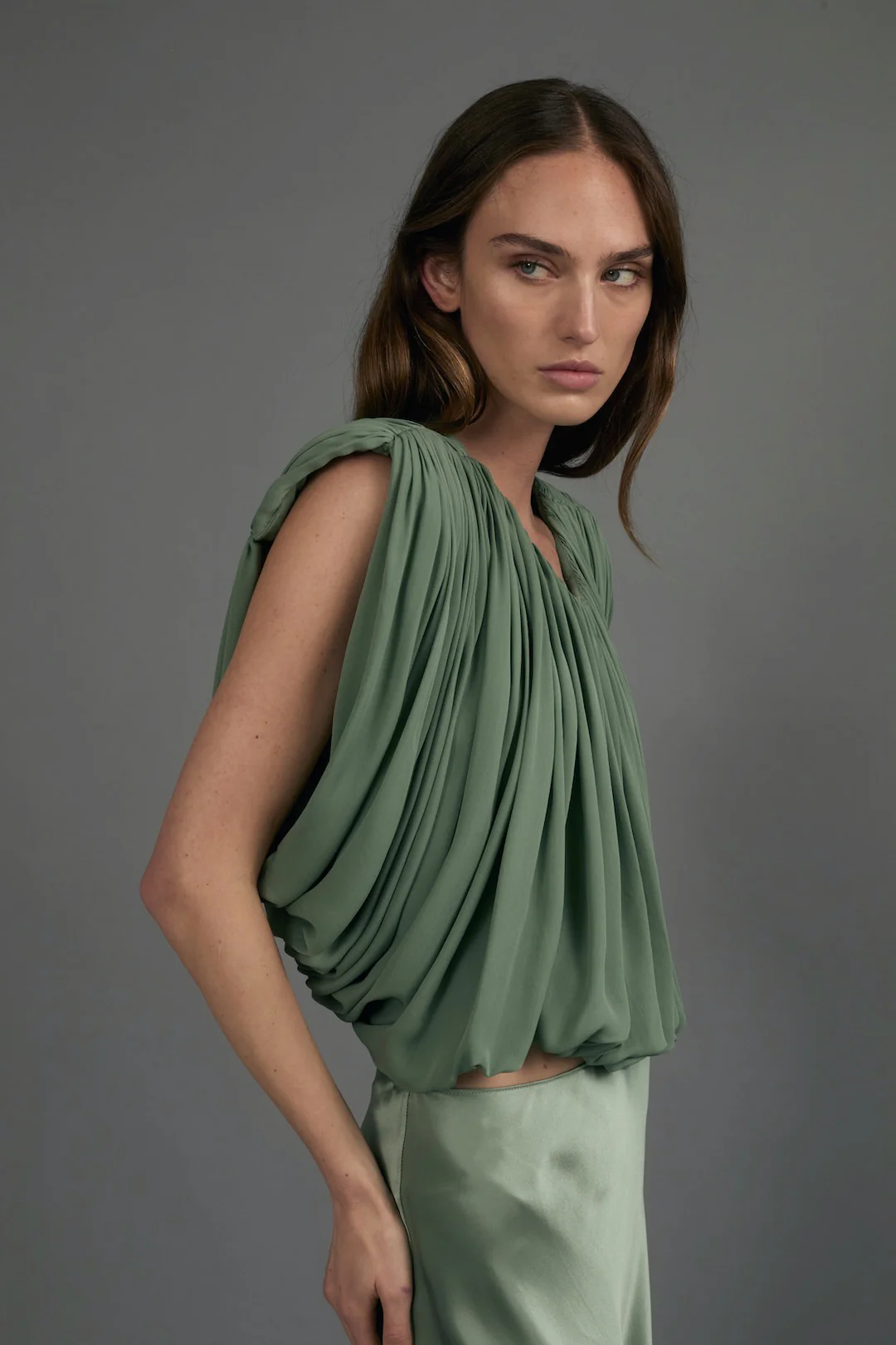 Renata Top in Eucalyptus - Image 5