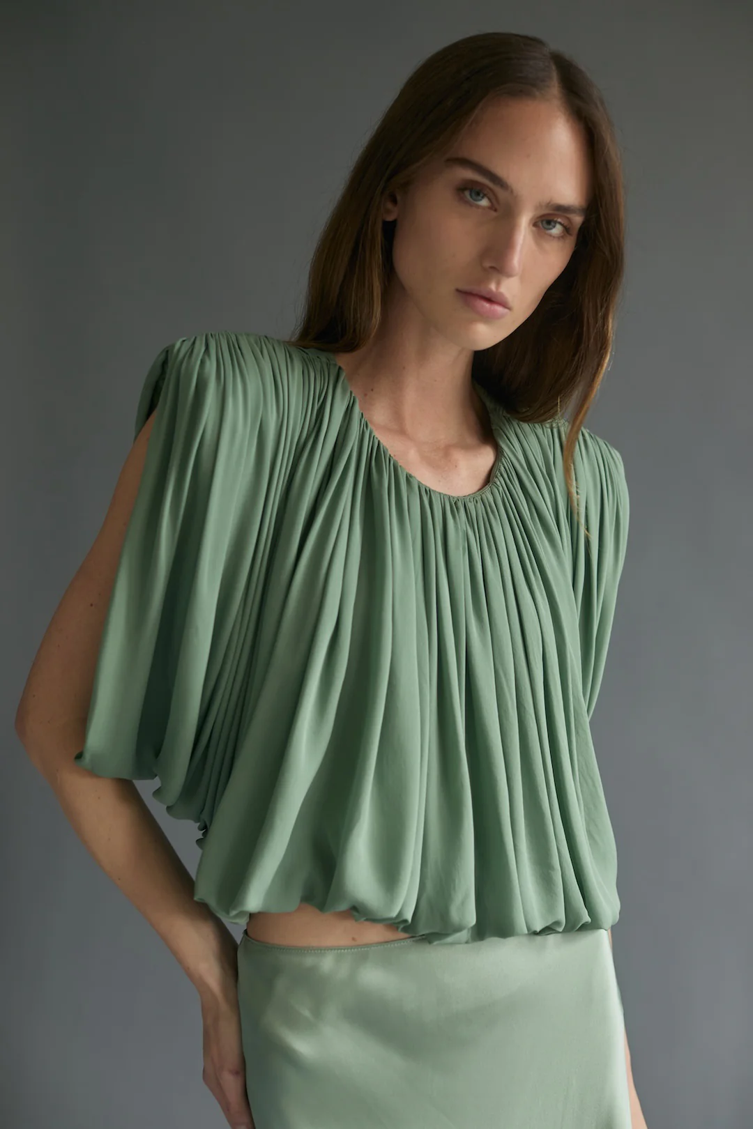Renata Top in Eucalyptus - Image 9