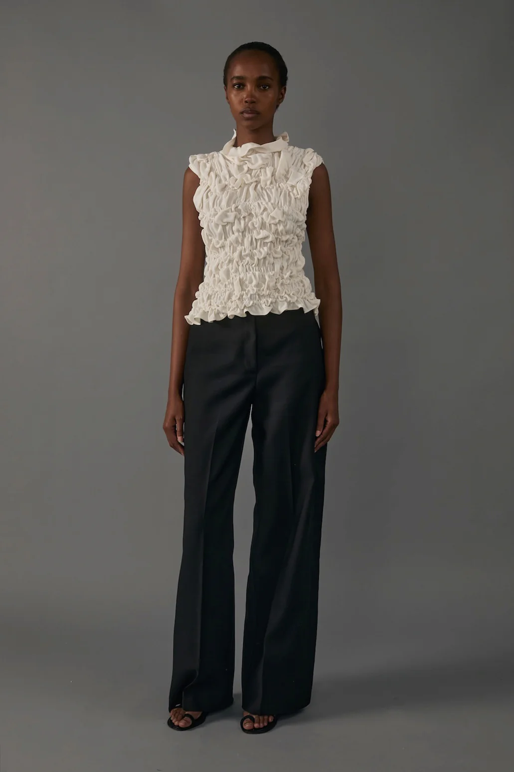 Sloane Top in Ivory - Image 3