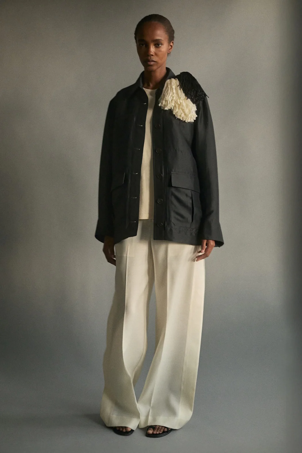 Valentina Trousers in Ivory - Image 9
