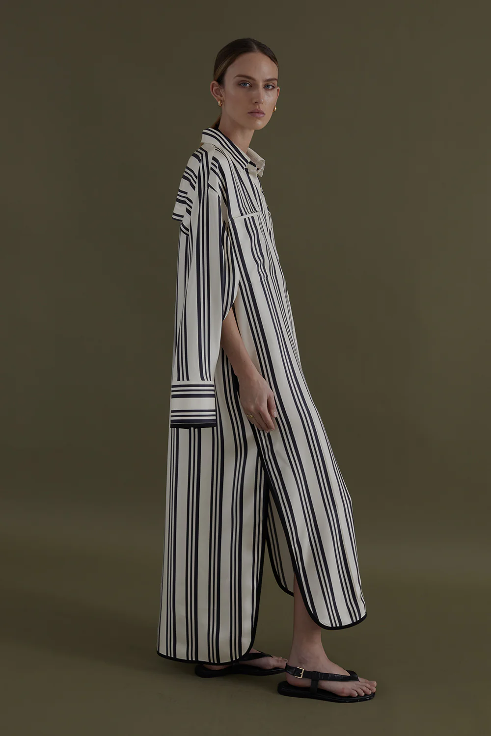 Viviana Dress in Stripe - Image 4
