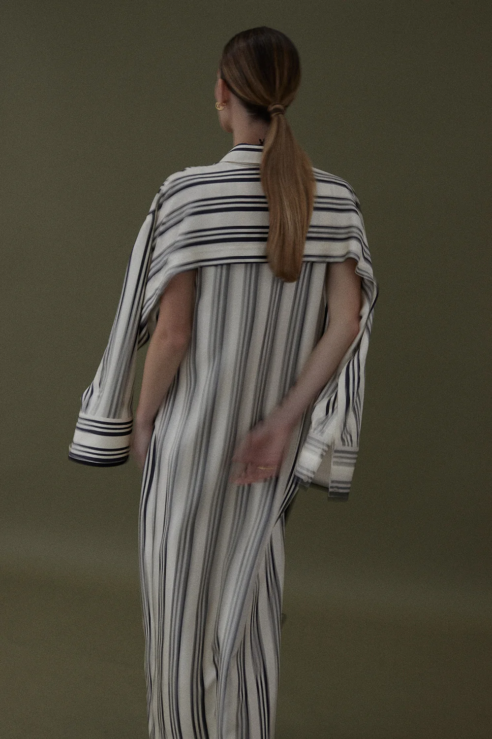 Viviana Dress in Stripe - Image 7